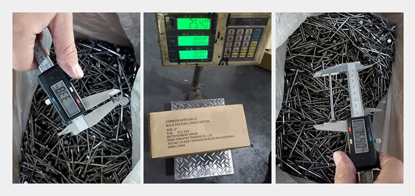 product-850-402 electro galvanized common nails quality inspeciton