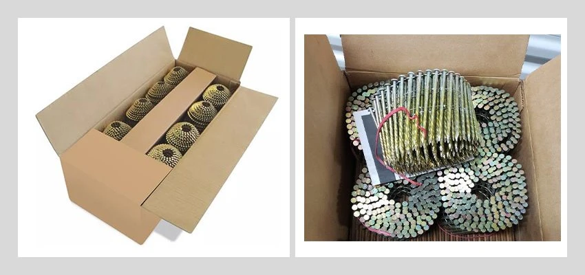 Wire Collated Coil Nail packages