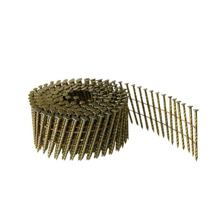 Twisted Shank Wire Collated Coil Nails